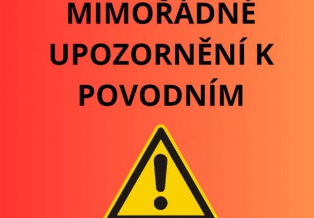 Povodeň na Vysočinu přijde a bude místy extrémní, říká hejtman